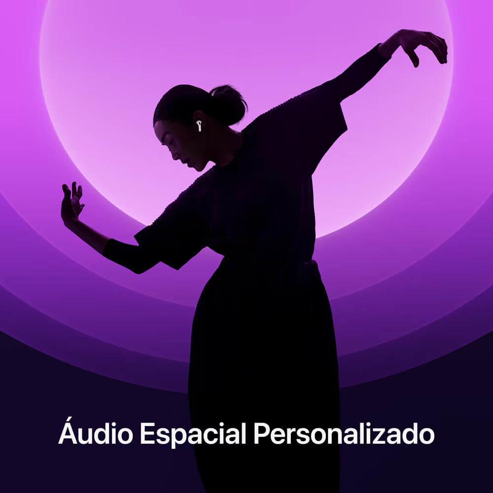 Apple AirPods 4 com estojo de recarga USB-C - Branco
