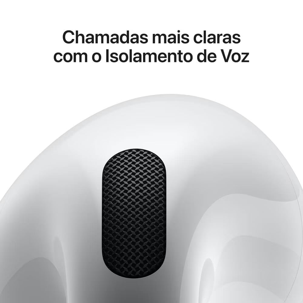 Apple AirPods 4 com estojo de recarga USB-C - Branco